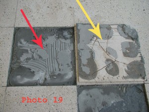 Spot-bonding -- often improperly used -- can contribute to tile voids. 