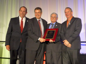 NTCA President James Woelfel, Eric Astrachan, Joe A. Tarver and Bart Bettiga, NTCA Executive Director