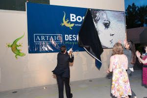 UNVEILING OF THE 20' X 8' BACKLIT MOSAIC MURAL