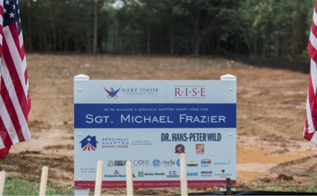 These specially adapted smart homes are built through the Gary Sinise Foundation’s R.I.S.E. (Restoring Independence Supporting Empowerment) program, with support from many donors across the country.